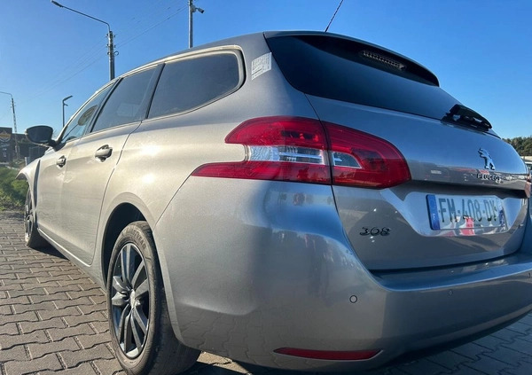 Peugeot 308 cena 21000 przebieg: 113400, rok produkcji 2016 z Kalisz małe 172